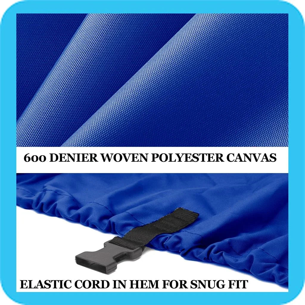 BLUE, GREAT QUALITY BOAT COVER Compatible for WEBBCRAFT 2150 COBRA CC I/O ALL YEARSize