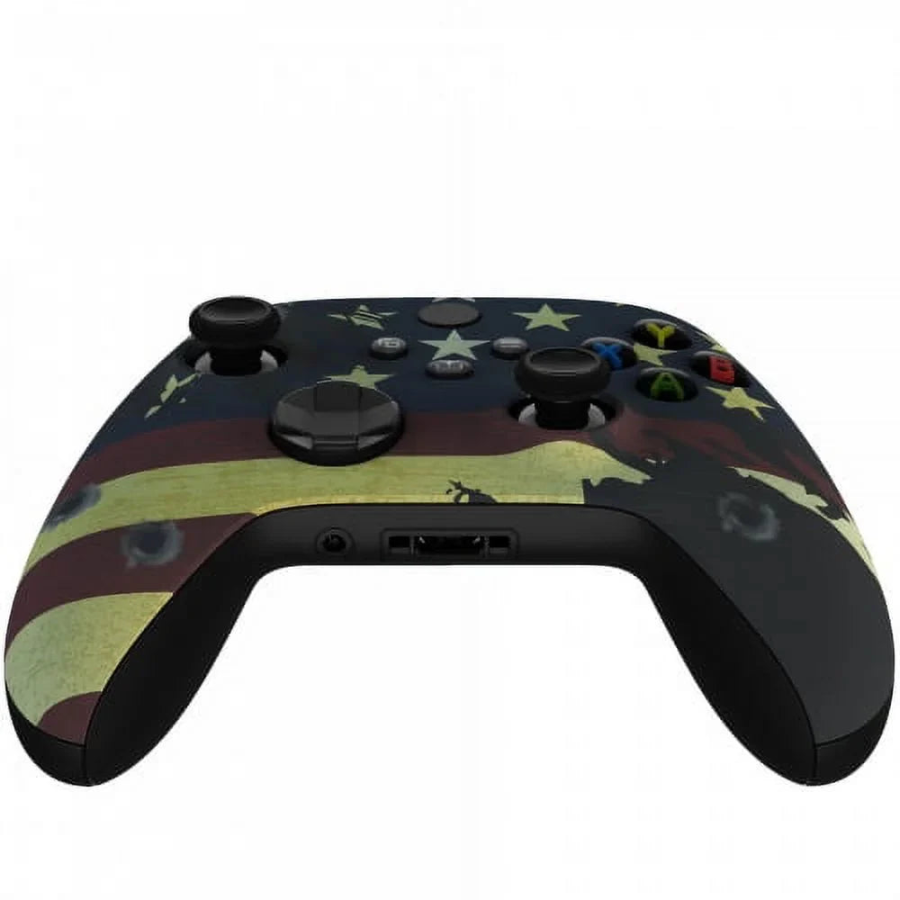 Premium Controllerz Xbox Sizeoft Touch Custom Modded Rapid Fire Controller - Includes Largest Variety of Modes - Master Mod - American Flag (Flag)