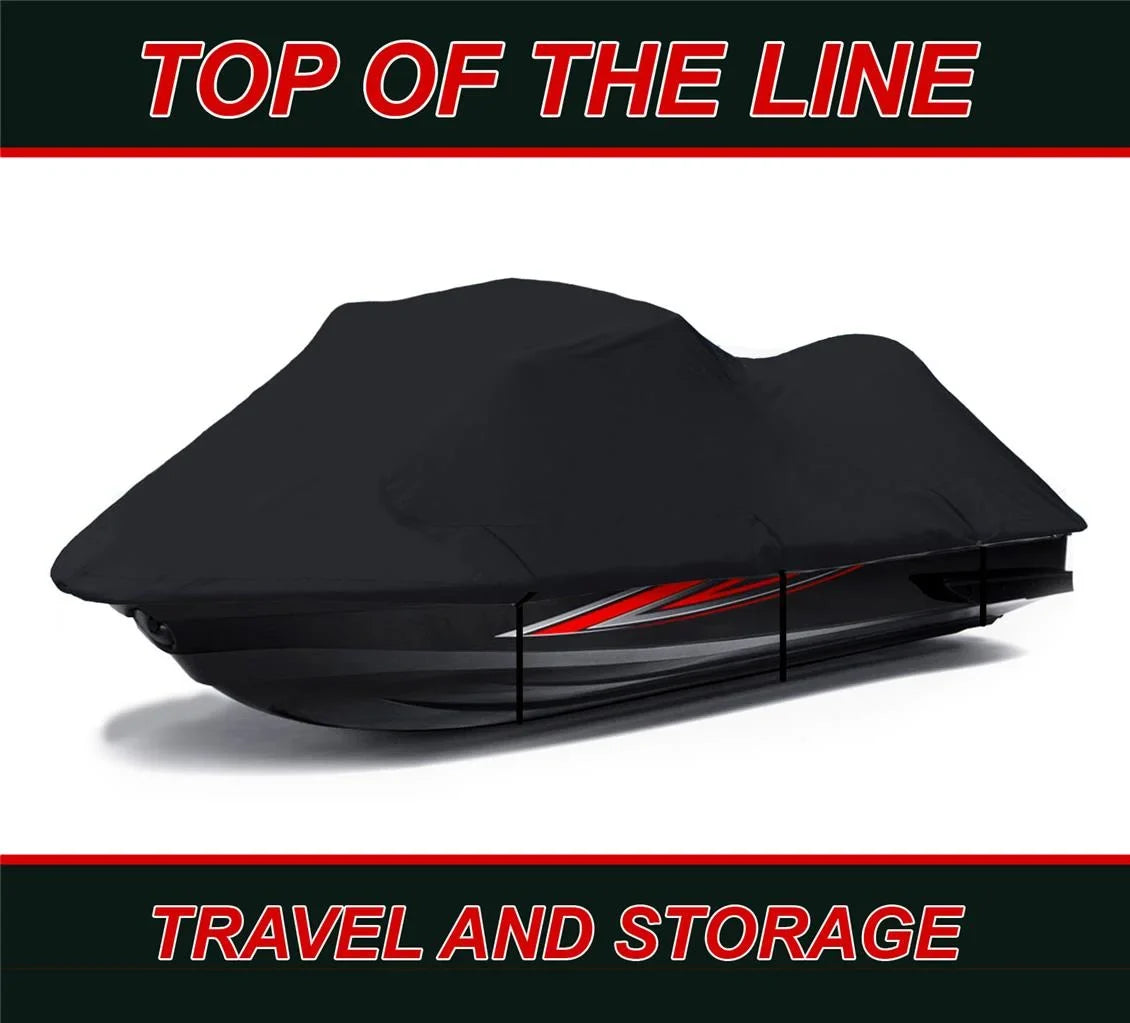 BLACK 600 DENIER JetSizeki Cover Compatible for Polaris SizeLX 1995 1996 1997 1998 1999 2000 2001 Jet Sizeki PWC Cover 1-2 Sizeeater