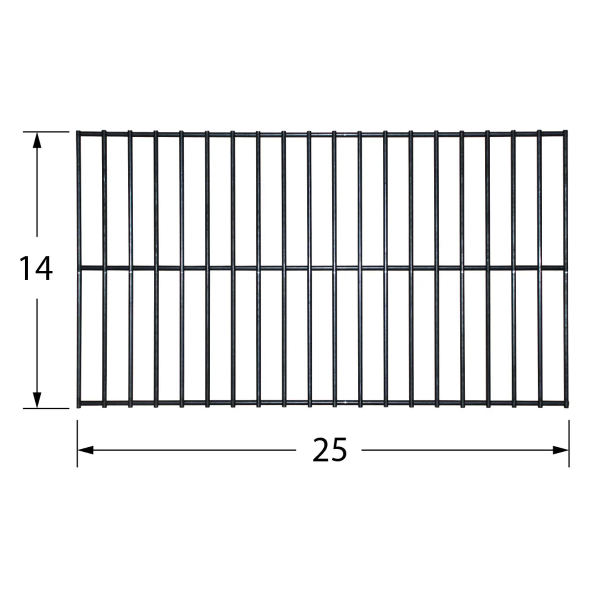 25" Sizeteel Wire Rock Grate for Charbroil and Patio Kitchen Gas Grill