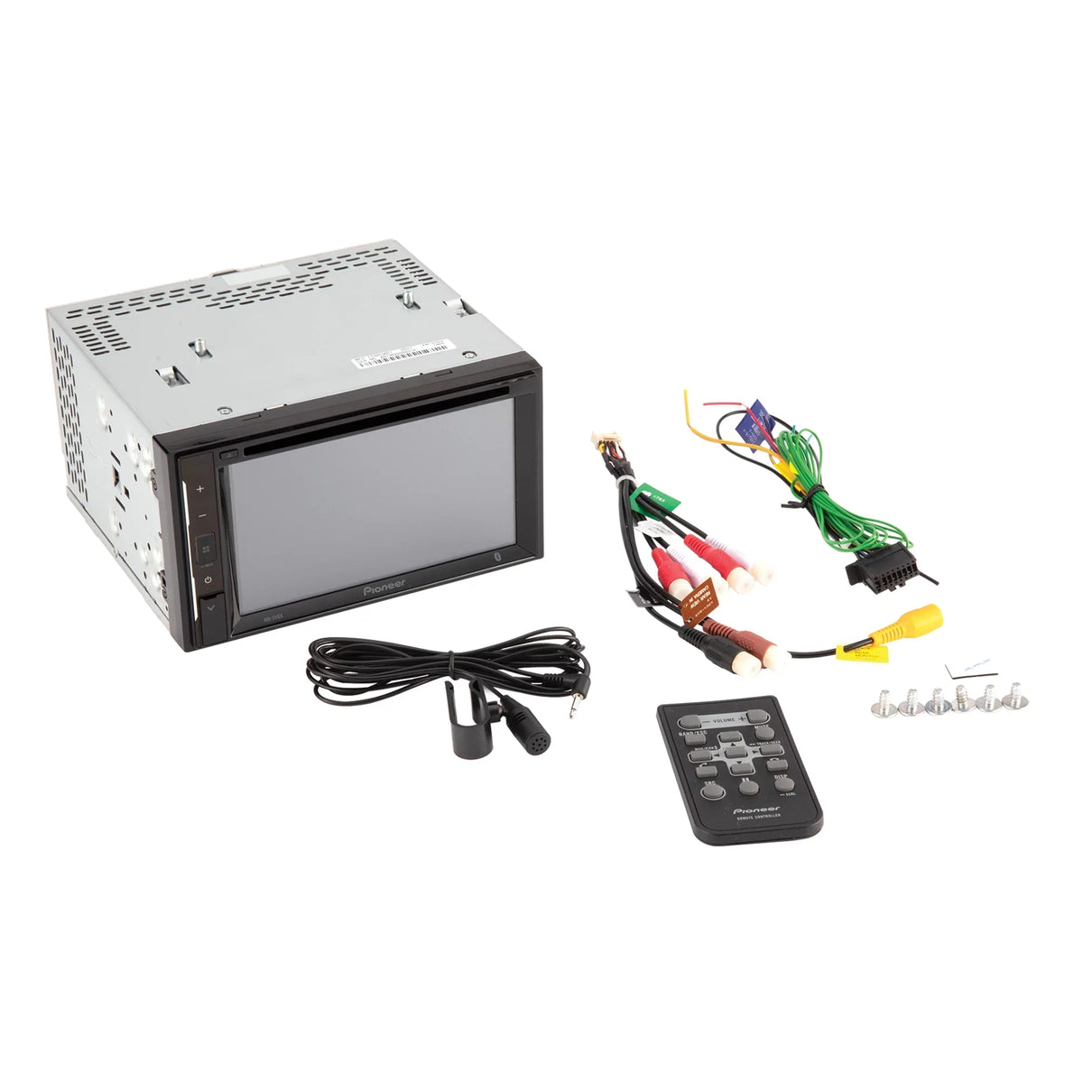 Pioneer 6.2 inch Resistive Touchscreen Back Up Camera Ready - DVD Receiver - Black