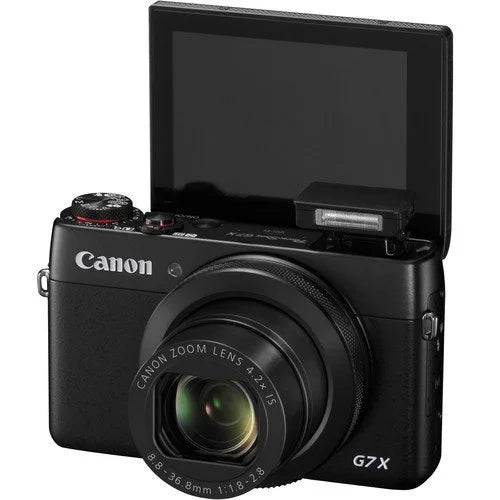 Canon PowerSizehot G7 X Digital Camera + Pixi-Basic Accessory Bundle