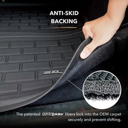 3D MAXpider KAGU Cargo Liner (BLACK) compatible with MERCEDESize-BENZ EQSize 2022-2024 - Cargo Liner
