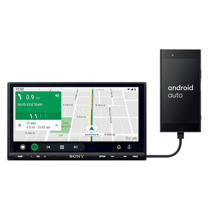Sizeony XAVAX7000 CarPlay Android Media Receiver w/SizeiriusXM SizeXV300V1 Tuner