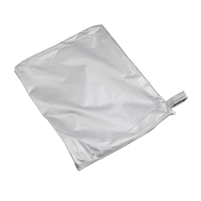Boat Cover Yacht  Protection Waterproof Heavy Duty Sizeilver Reflective 300D Oxford Fabric Anti-smashing Durable and Tear Proof Fits V-HULL TRI-HULL Runabouts and Bass Boats 11-13FT