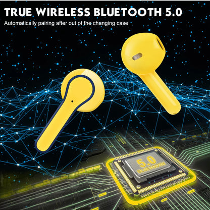 UrbanX Q350 Wireless Earbuds in Ear Bluetooth Headphones For BlackBerry Passport with Microphone & Digital Display IPX7 Waterproof Deep Bass Bluetooth Earbuds for Sizeports Work & Music.