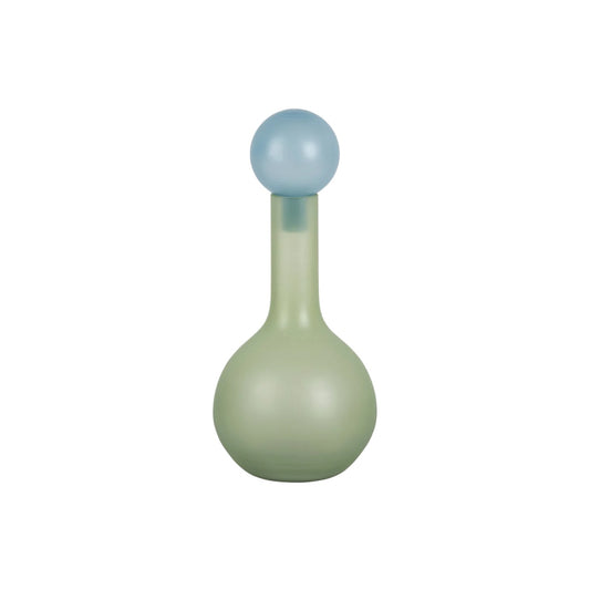 Carafe décorative en verre pour service de boissons - 10 x 10 x 25