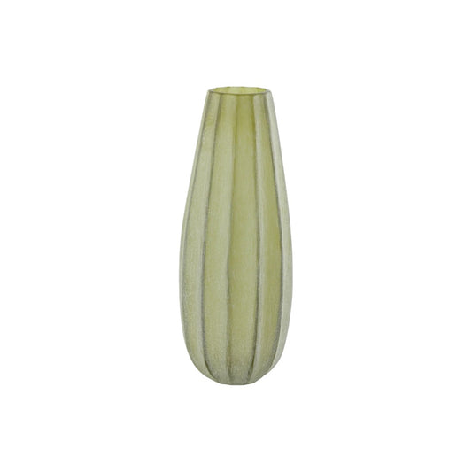 Vase décoratif en verre soufflé pour la décoration intérieure - 20 x 10 x 40
