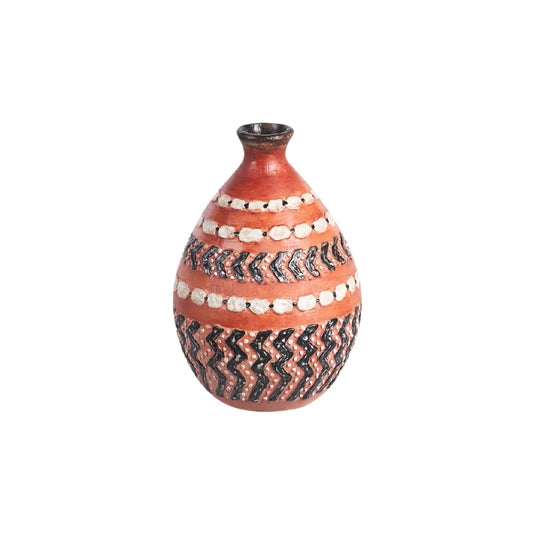 Vase décoratif en argile pour décoration intérieure - 20 x 12 x 30