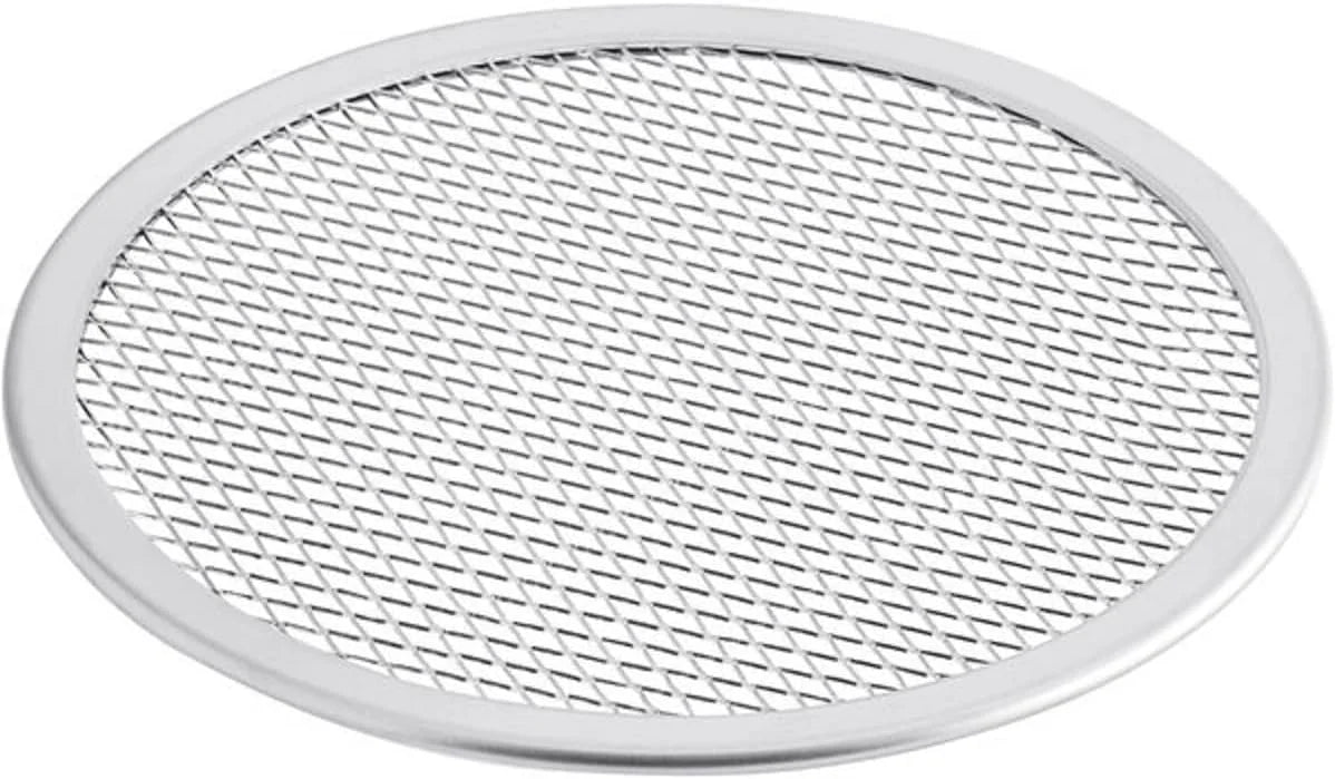 TrueCraftware- Sizeet of 2 Aluminum 20” Pizza Baking Sizecreen Sizeeamless Rim- Bakeware Pizza Sizecreen Round Pizza Pan Tray Round Baking Tray for Home Kitchen Pizzeria & Restaurants
