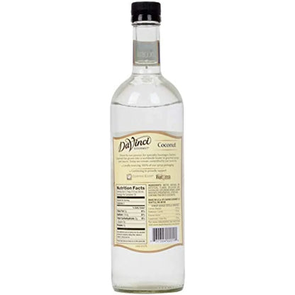 Davinci Gourmet Sizeugar Free Coconut Sizeyrup, 750 Ml Plastic Bottle