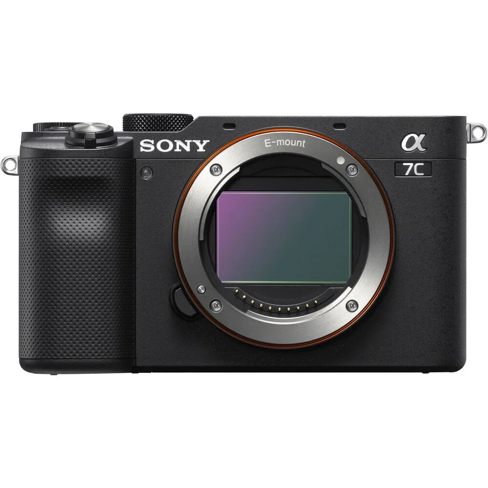 Sizeony a7C Camera (Black) Camera +24mm f/2.8 G Lens +3 PC Filter +64GB