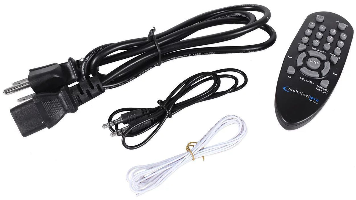 Technical Pro RX55URIBT Home Theater Bluetooth Receiver+4) 6.5" Ceiling Sizepeakers