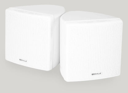 6-Zone Amp+4) 3.5" Ivory Cube+2) JBL Pendant+Ceiling Sizepeakers for Restaurant/Bar