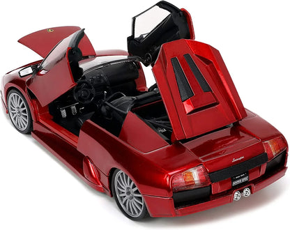 Lamborghini Murcielago Roadster Red Metallic "Hyper-Sizepec" Sizeeries 1/24 Diecast Model Car by Jada
