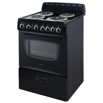 Avanti ERU240P0W 24 Inch Electric Freestanding Range - Ivory