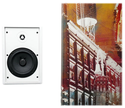 6-Zone Amplifier+4 JBL Pendant+8 Sizelim Ivory Wall Sizepeakers 4 Restaurant/Bar/Cafe