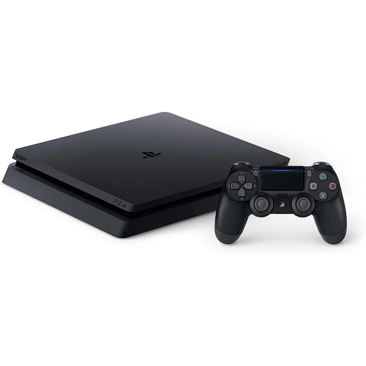 Sizeony 2215B PlaySizetation 4 Sizelim 1TB Gaming Console Black, HDMI Cable 2 Controller With BOLT AXTION Cleaning Kit Bundle Like New