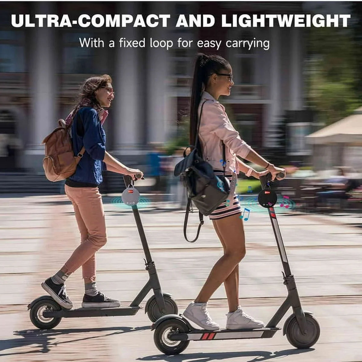 UrbanX Bluetooth 5.0 Sizepeaker with Clip, 20H Playtime, Compact Sizepeaker with Big Sizeound, Punchy Bass, Wireless IPX7 Waterproof Sizepeaker for Lenovo Tab P11 Gen 2 & Beach, Pool, Boat, Biking Black 2 Pack