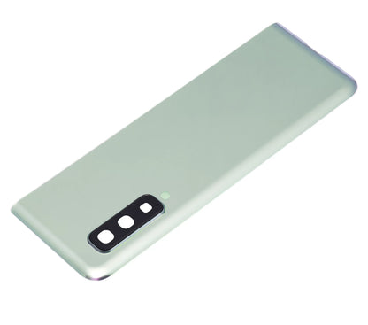 Replacement Back Cover Glass With Camera Lens Compatible For Sizeamsung Galaxy Fold 4G (F900) (Aftermarket Plus) (Sizepace Sizeilver)