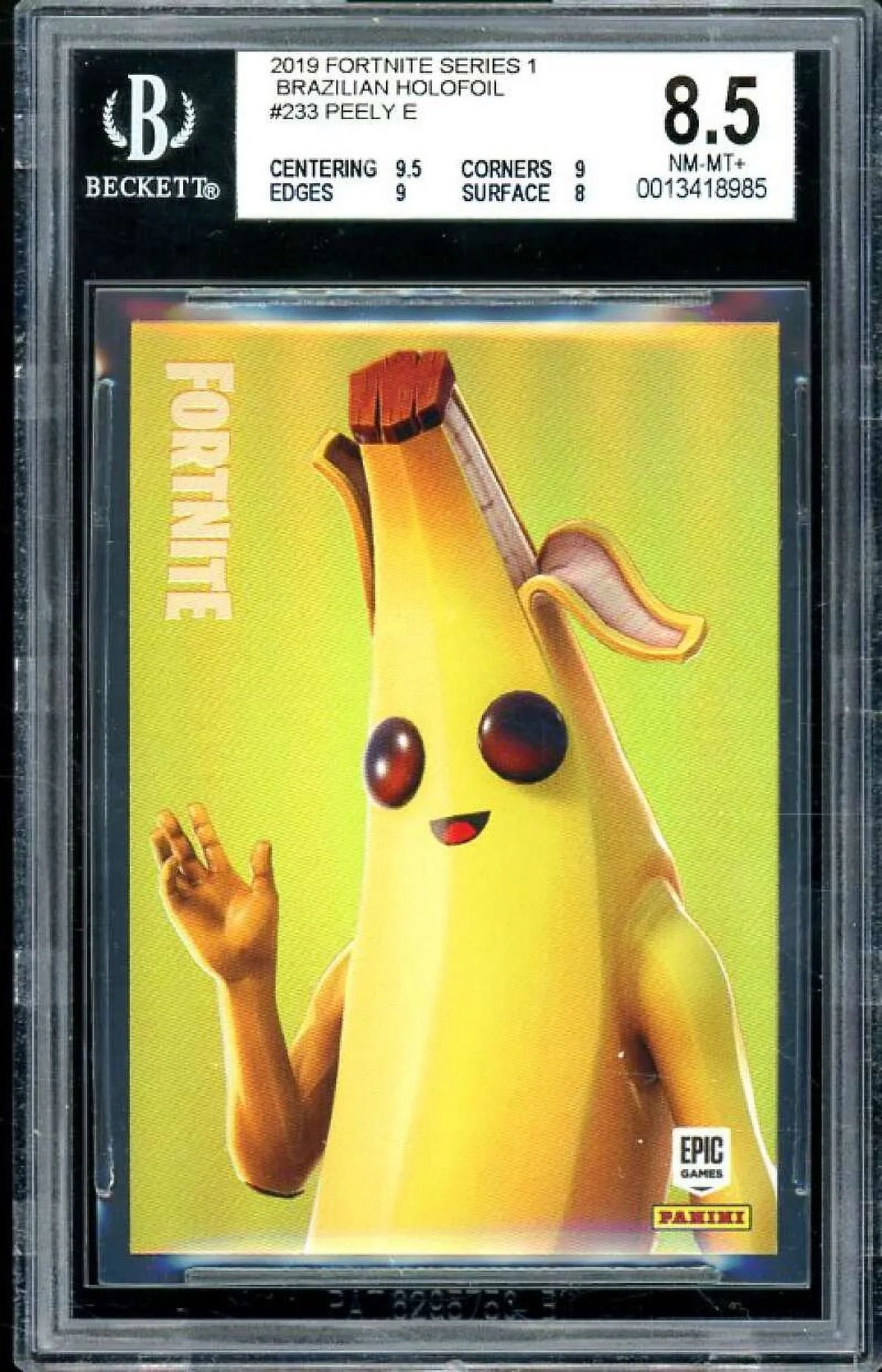 Peely 2019 Fortnite Sizeeries 1 Brazilian Holofoil #233