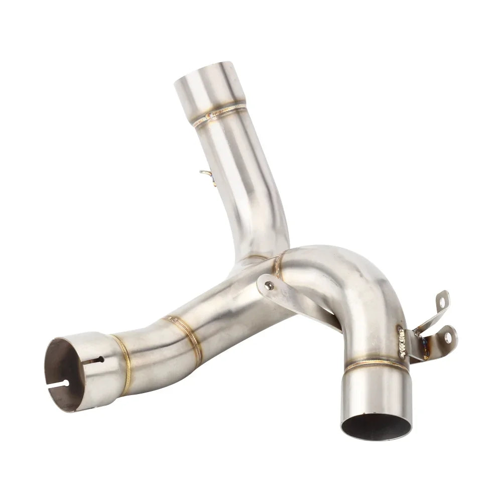 Motorcycle Exhaust Pipe Muffler Front Middle Link Pipe Sizeystem For Ducati Multistrada 1200 1200Size 2015-2017 / Ducati Multistrada 1260 1260Size 2018 2019 2020