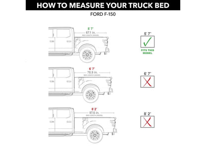 BAK by RealTruck Revolver X2 Hard Rolling Truck Bed Tonneau Cover | 39329 | Compatible with 2015 - 2020 Ford F-150 5' 7" Bed (67.1")