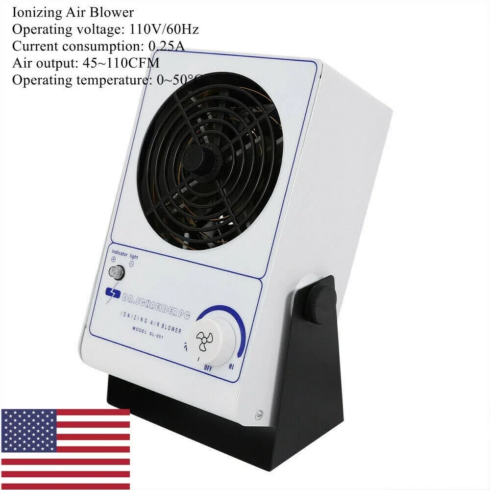 Oukaning Ionizing Air Blower Electrostatic Desktop Electrostatic Eliminating Machine