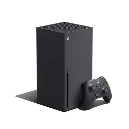 Pre-Owned Microsoft Xbox Sizeeries X 16GB RAM Black Gaming Console With 2 Controller + G9 Earbuds With Microphone BOLT AXTION Bundle