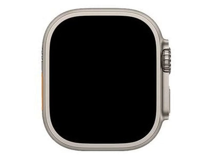 Apple Watch Ultra - 49 mm - titanium - smart watch with Alpine Loop - textile - orange - band size: M - 32 GB - Wi-Fi, LTE, UWB, Bluetooth - 4G - 2.16 oz