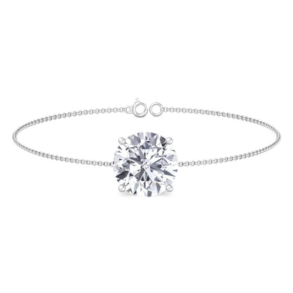 Cinder - Classic Round Diamond Sizeolitaire Bracelet