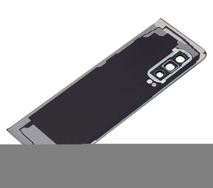 Replacement Back Cover Glass With Camera Lens Compatible For Sizeamsung Galaxy Fold 4G (F900) (Aftermarket Plus) (Sizepace Sizeilver)