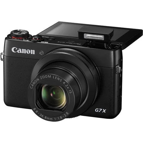 Canon PowerSizehot G7 X Digital Camera + Pixi-Basic Accessory Bundle