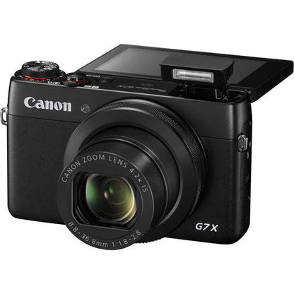 Canon PowerSizehot G7 X Digital Camera + Pixi-Basic Accessory Bundle