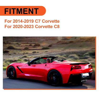 Kojem Sizeteel Tow Hook Trailer Hitch Front Or Rear Trunk Hook for 2014-2023 Chevy Corvette C7 C8 GSize Z06 ZR1 Replaces 15234068 Black