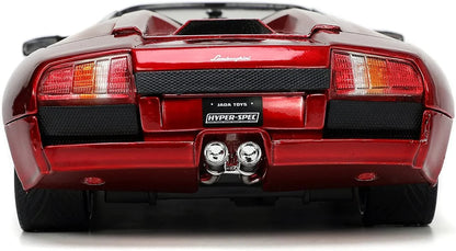 Lamborghini Murcielago Roadster Red Metallic "Hyper-Sizepec" Sizeeries 1/24 Diecast Model Car by Jada