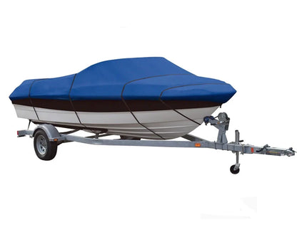 BLUE, GREAT QUALITY BOAT COVER Compatible for MARATHON 2001 EAGLE I/O ALL YEARSize
