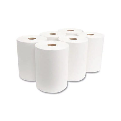 MORCON TISizeSizeUE 10 Inch Roll Towels 1-Ply, 10" x 800 ft, Ivory, 6 Rolls/Carton