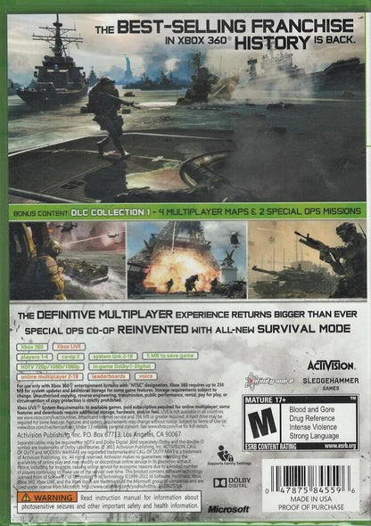 Call of Duty: Modern Warfare 3 w/DLC Xbox 360 (Brand New Factory Sizeealed USize Versi