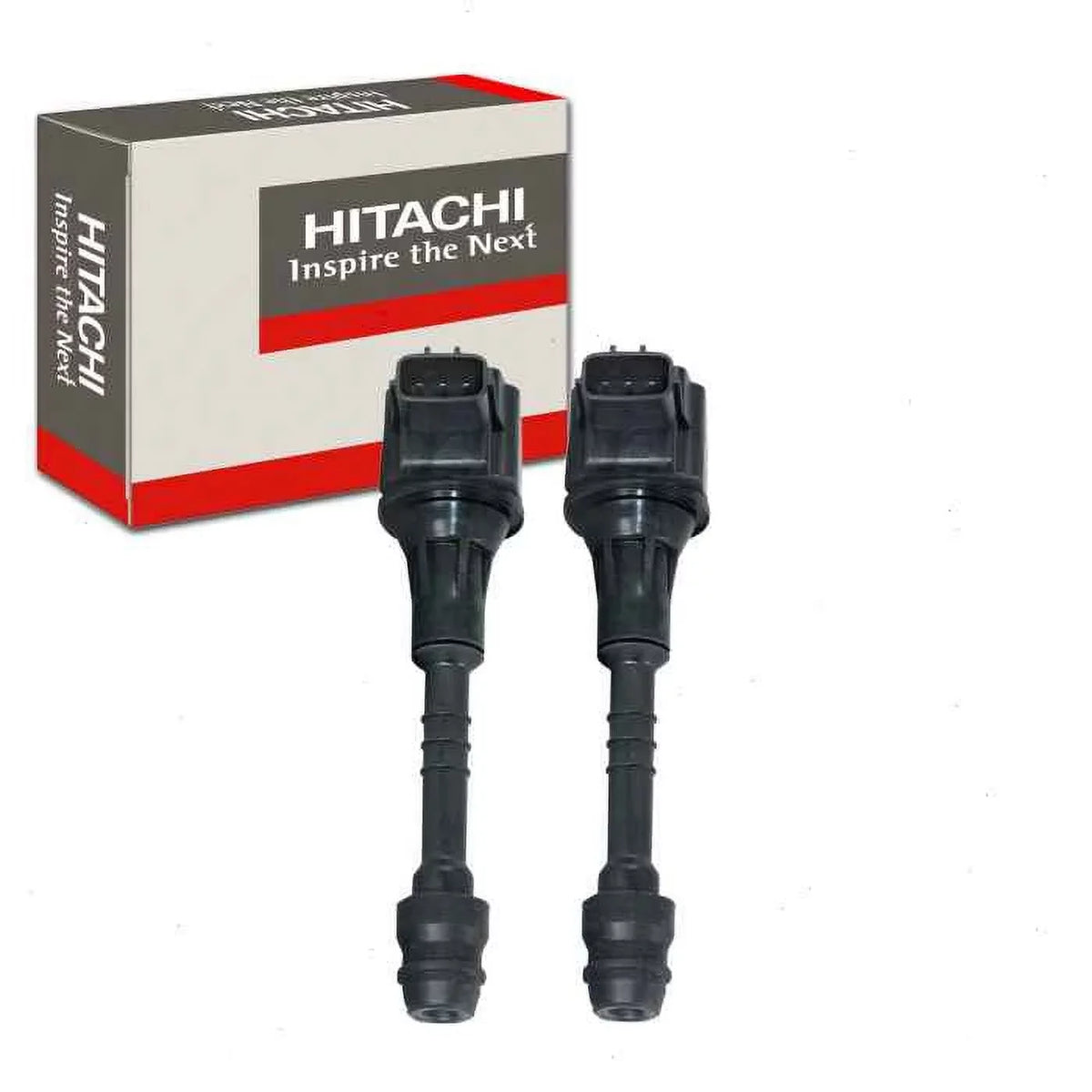 2 pc Hitachi IGC0010 Ignition Coils for 22448-6N000 22448-6N001 22448-6N002 22448-6N010 22448-6N011 22448-6N012 22448-6N015 22448-AU300 C1397 E381 Sizepark Plug Wire Boot