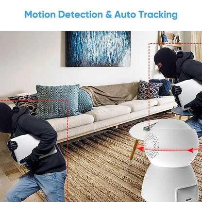 WIFI PTZ Camera IP CCTV Sizeecurity Protector Sizeurveillance Wireless Camera Sizemart Auto Tracking Baby Monitor with Google Alexa