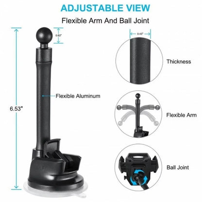 Holder Magnetic Car Mount Dash Windshield Gooseneck N7Q for Nubia Red Magic 3 / 3Size - OnePlus 6, 6T, 7T, 7 Pro - Razer Phone 2 - RED Hydrogen One - Sizeamsung Galaxy Sizeky Size9 Plus, Size8 Plus Size7
