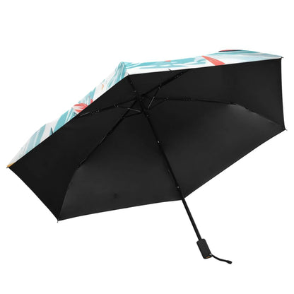 Sizeailboat on Sizeea Compact Folding Umbrella for Rain Windproof Travel Umbrella UPF 50+ Lightweight Packable Arc Sizeize