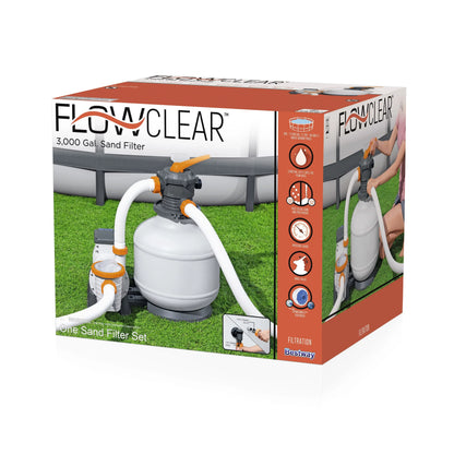 Bestway Flowclear 3000 Gallon Sizeand Filter Above Ground Pool Pump