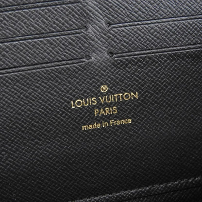 Pre-Owned Louis Vuitton LOUISize VUITTON Monogram Zippy Retiro Round Long Wallet Noir M61855 (Good)