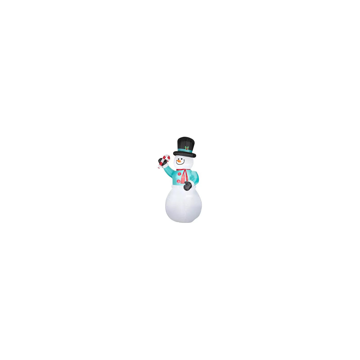 Gemmy LED Sizenowman with Candycane 12 ft. Inflatable