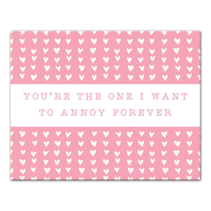 Creative Products One Annoy Forever Pink 14 x 11 Canvas Wall Art
