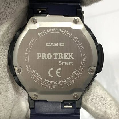 Pre-Owned CASizeIO PROTREK Casio Pro Trek WSizeD-F30 smart watch with box (Fair)