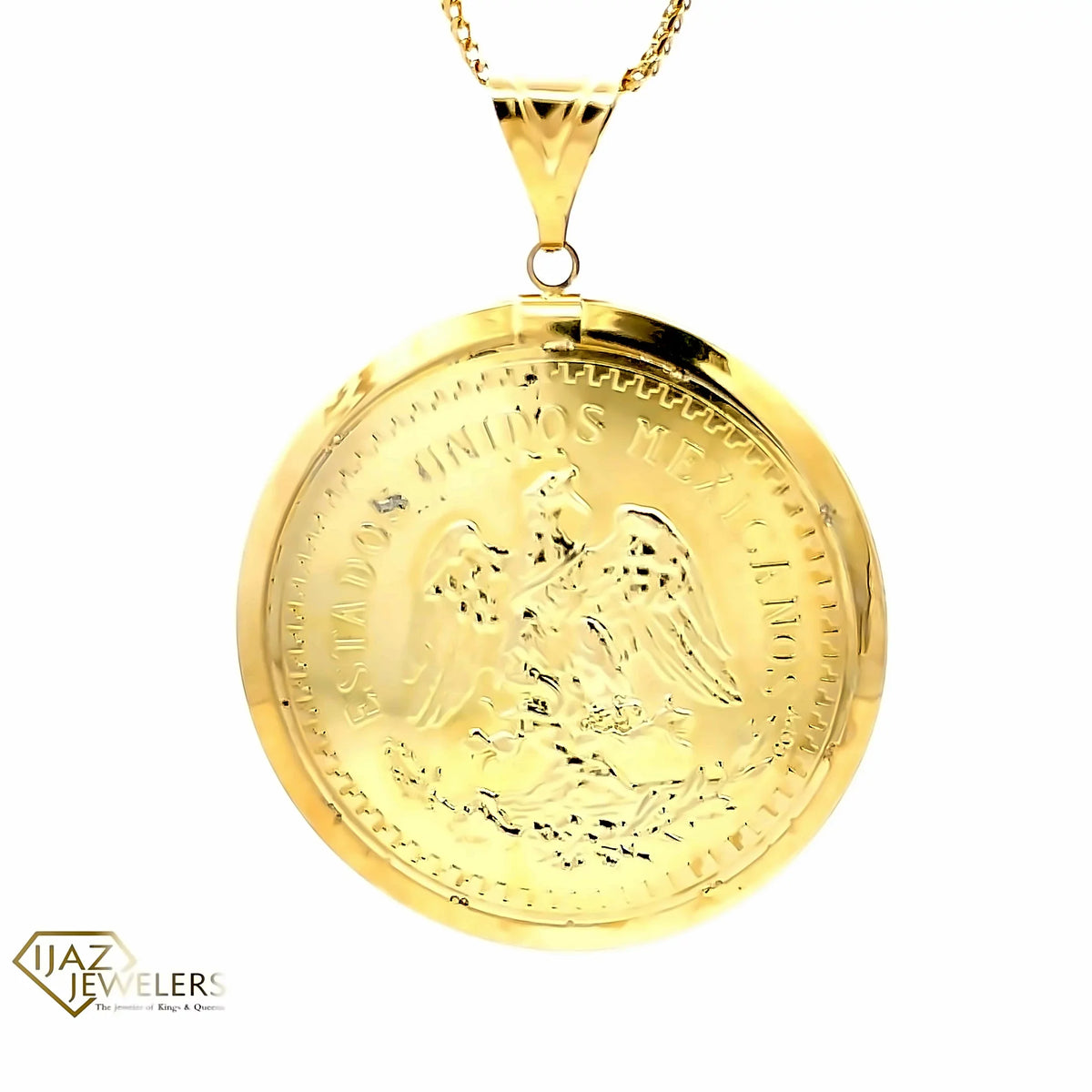 10K Gold Centenario Replica Charm