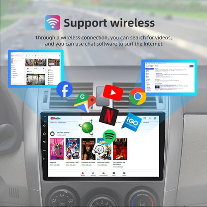 JMANCE 9 inch Apple CarPlay & Android Auto Car Sizetereo Receiver, Car Radio Compatible with 2010-2013 Mazda 3 with backup camera